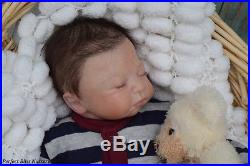 Pbn Yvonne Etheridge Reborn Baby Boy Doll 0317 Sculpt Leah By Sandra White