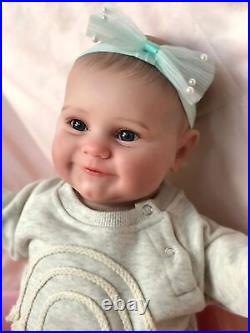 Pinky Lifelike Reborn Baby Dolls 20 inches Soft Vinyl Realistic Newborn Baby