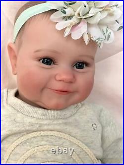 Pinky Lifelike Reborn Baby Dolls 20 inches Soft Vinyl Realistic Newborn Baby