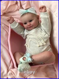 Pinky Lifelike Reborn Baby Dolls 20 inches Soft Vinyl Realistic Newborn Baby