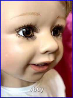 Pinky Reborn Toddler Doll Baby Girl 39H Doris Masterpiece Series Vinyl Silicone