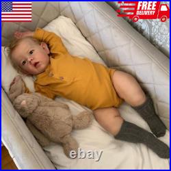 Pinky Reborn Toddler Dolls 28Inch Boys Realistic Look Real Silicone with Clothes