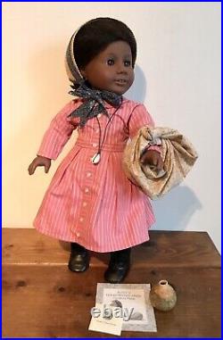 Pleasant Company American Girl Addy Doll with Complete Meet Outfit & Accessories