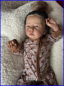 Pre-owned Ellie Sue Reborn Baby Doll with Box Opening and COA