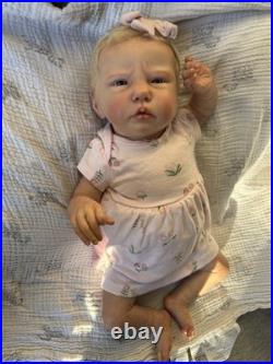 Pre-owned Ellie Sue Reborn Baby Doll with Box Opening and COA