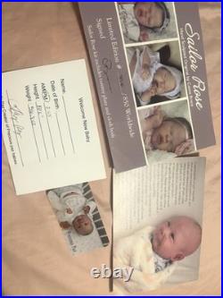 Precious Paz Reborn Baby Doll- Sailor Rose By Cassie Brace Sculpt Includes COA