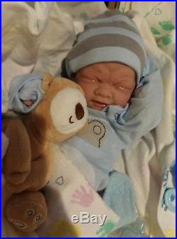 Preemie First Tears Baby Boy Doll Real Boy With Baby Extras Takes A Pacifier