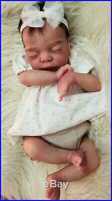 Preemie reborn baby Doll MICK by Adrie Stoete