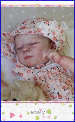 Preowned Reborn Baby Prototype By Marie Gambus LNDM artist doll ooak rooted