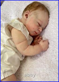 Preowned Reborn Baby Prototype By Marie Gambus LNDM artist doll ooak rooted