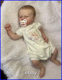 Preowned Reborn Baby Prototype By Marie Gambus LNDM artist doll ooak rooted