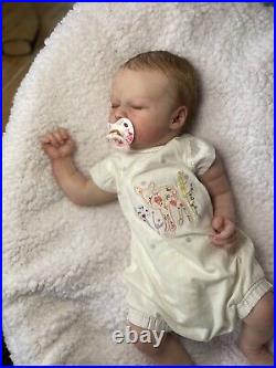 Preowned Reborn Baby Prototype By Marie Gambus LNDM artist doll ooak rooted