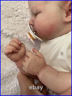 Preowned Reborn Baby Prototype By Marie Gambus LNDM artist doll ooak rooted