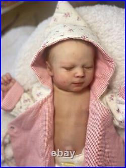 Preowned Reborn Baby Prototype By Marie Gambus LNDM artist doll ooak rooted