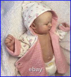 Preowned Reborn Baby Prototype By Marie Gambus LNDM artist doll ooak rooted