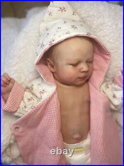 Preowned Reborn Baby Prototype By Marie Gambus LNDM artist doll ooak rooted