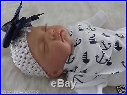 Q. SAILOR GOS Realistic Newborn Reborn Baby Doll Child Girls Birthday Xmas Gift