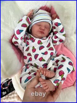 Quinlyn Reborn Baby Doll Weighted Limbs Newborn Realistic Boy Girl Handmade Gift