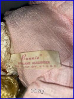 RARE1954 MADAME ALEXANDER BONNIE BABY 16 VINYL DOLL WithSLEEP EYES & ROOTED HAIR