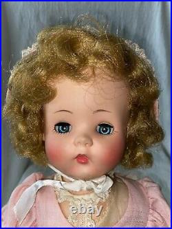 RARE1954 MADAME ALEXANDER BONNIE BABY 16 VINYL DOLL WithSLEEP EYES & ROOTED HAIR