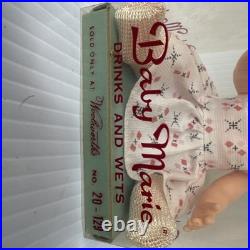 RARE 1955 Vintage BABY MARIE Drinks And Wets Doll (Sealed In Original Box,)