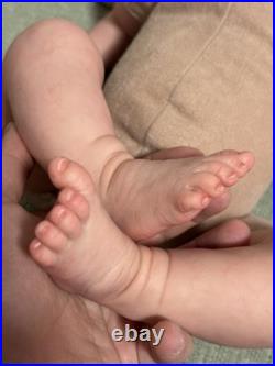 RARE Reborn Baby Girl Lucrecia by Natali Blick Long SOLE Doll