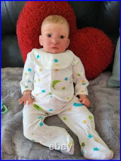 REALISTIC REBORN BABY DOLL SWEET PEA AWAKE (LAURA LEE EAGLES) 26 Inches REALISTIC REBORN BABY DOLL SWEET PEA AWAKE (LAURA LEE EAGLES) 26 Inches