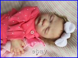 REALISTIC Reborn Baby GIRL Doll HARMONY by LAURA LEE EAGLES FULL Limbs