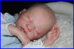 Reborn Baby Boy Lane Doll Vinyl Real Live Hand Painted Weighted Rooted Mohair