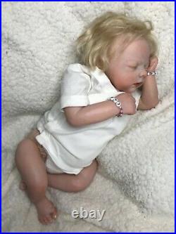 REBORN BABY CAROLINE- Blonde Baby Doll- Previously owned