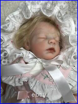 REBORN BABY CAROLINE- Blonde Baby Doll- Previously owned