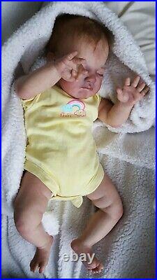 REBORN BABY DOLL Girl SCULPT AUGUST BY DAWN MCLEOD Limited Edition / COA toddler