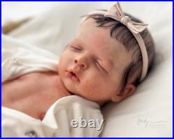 REBORN BABY DOLL Luisa by Olga Auyer Newborn Rooted Hair COA Artist Made