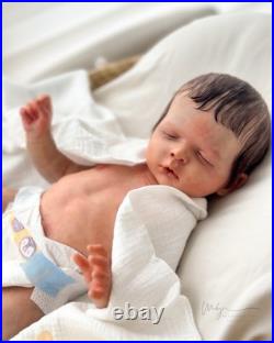 REBORN BABY DOLL Luisa by Olga Auyer Newborn Rooted Hair COA Artist Made