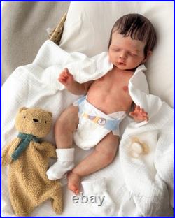 REBORN BABY DOLL Luisa by Olga Auyer Newborn Rooted Hair COA Artist Made
