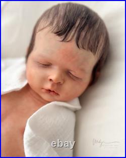REBORN BABY DOLL Luisa by Olga Auyer Newborn Rooted Hair COA Artist Made