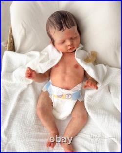 REBORN BABY DOLL Luisa by Olga Auyer Newborn Rooted Hair COA Artist Made
