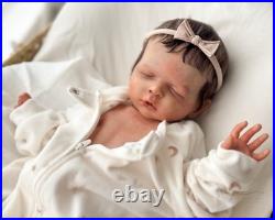 REBORN BABY DOLL Luisa by Olga Auyer Newborn Rooted Hair COA Artist Made