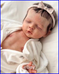 REBORN BABY DOLL Luisa by Olga Auyer Newborn Rooted Hair COA Artist Made