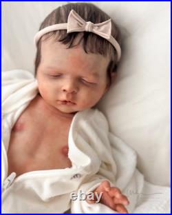 REBORN BABY DOLL Luisa by Olga Auyer Newborn Rooted Hair COA Artist Made