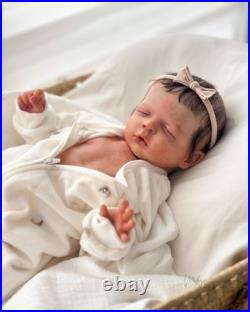 REBORN BABY DOLL Luisa by Olga Auyer Newborn Rooted Hair COA Artist Made