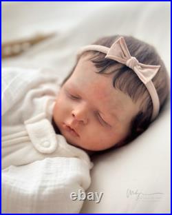 REBORN BABY DOLL Luisa by Olga Auyer Newborn Rooted Hair COA Artist Made
