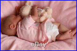 REBORN BABY DOLL PREEMIE 15 PREMATURE FAITH BONEHAM, ARTIST OF 9yrs MARIE GHSP