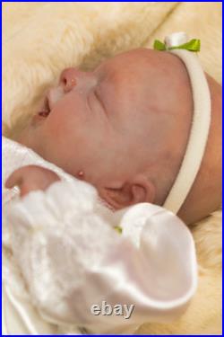 REBORN Baby Doll ASLEEP FAKE baby Vinyl Child Lifelike Doll Realistic A. Mari