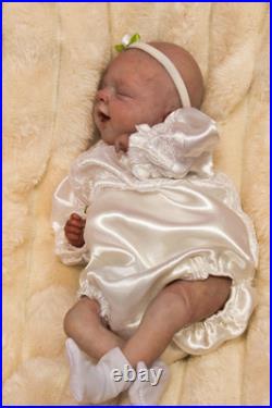 REBORN Baby Doll ASLEEP FAKE baby Vinyl Child Lifelike Doll Realistic A. Mari