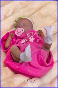 REBORN Baby Doll ASLEEP FAKE baby Vinyl Child Lifelike Doll Realistic A. Mari