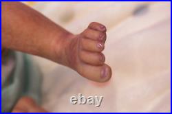 REBORN Baby Doll ASLEEP FAKE baby Vinyl Child Lifelike Doll Realistic Marcela