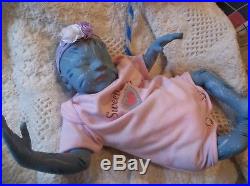 REBORN Custom made to order VINYL Mythical baby artist doll avatar alien fairy