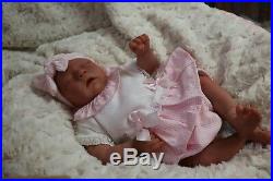 REBORN DOLL 5LBS 7oz 19 REALBORN BABY ALMA with COA, BY MARIE TEXTURED SKIN
