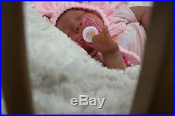 REBORN DOLL 5LBS 7oz 19 REALBORN BABY ALMA with COA, BY MARIE TEXTURED SKIN